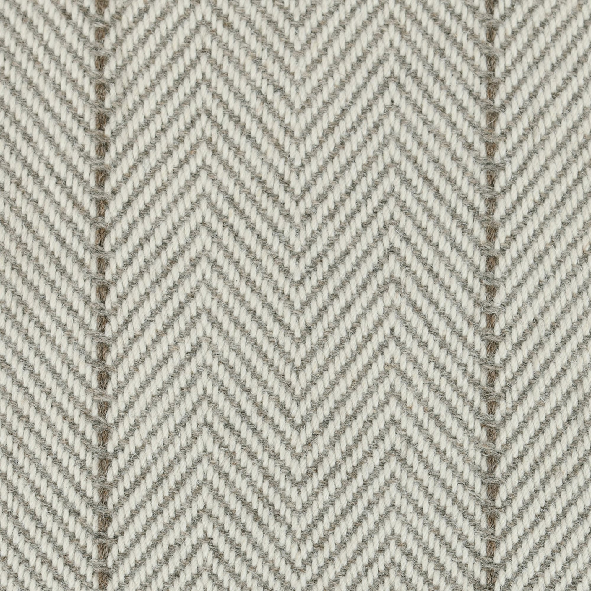 AshChevron: Ash - 100% Wool Carpet