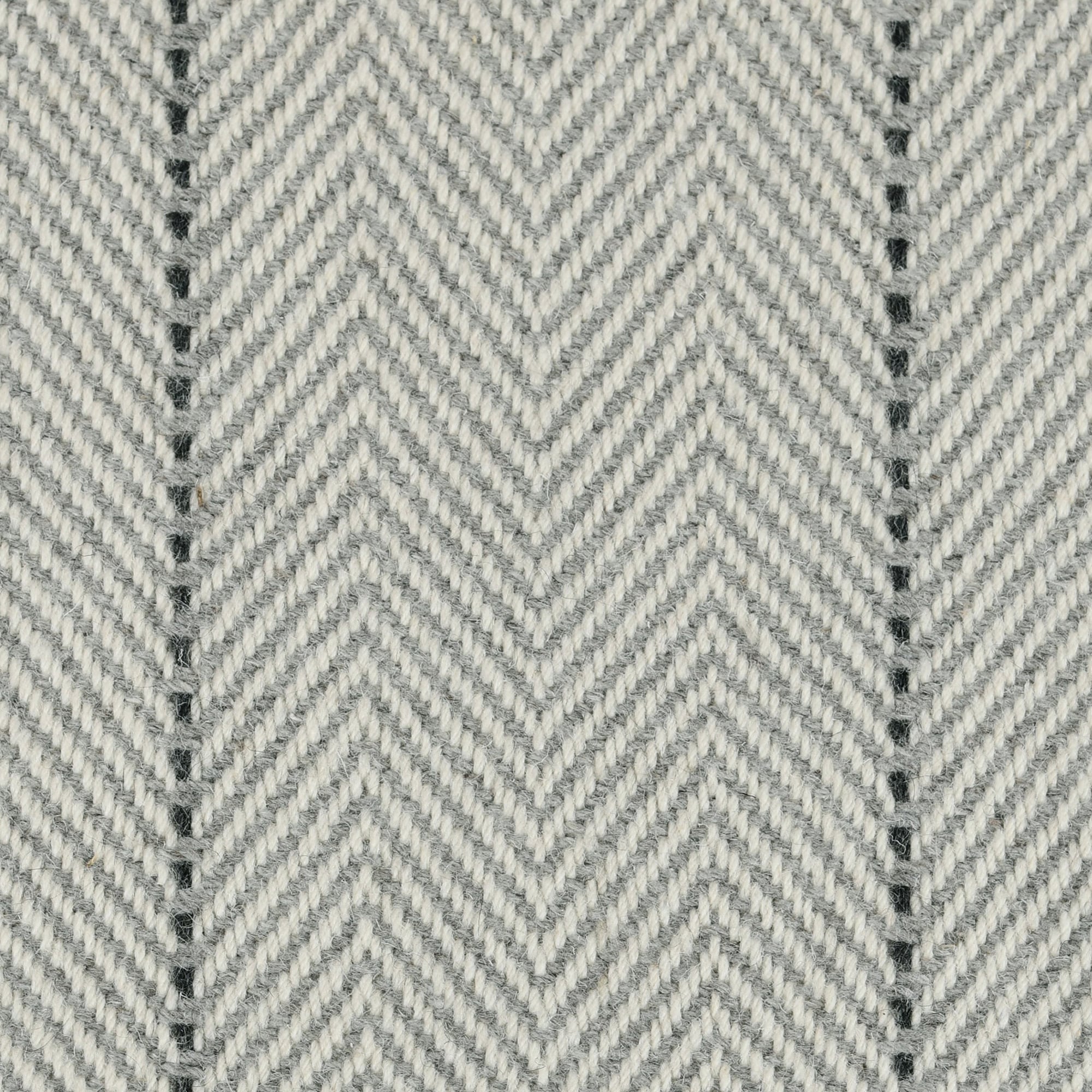 GraphiteChevron: Graphite - 100% Wool Carpet