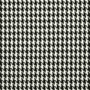 BlackHoundstooth: Black - 100% Wool Carpet