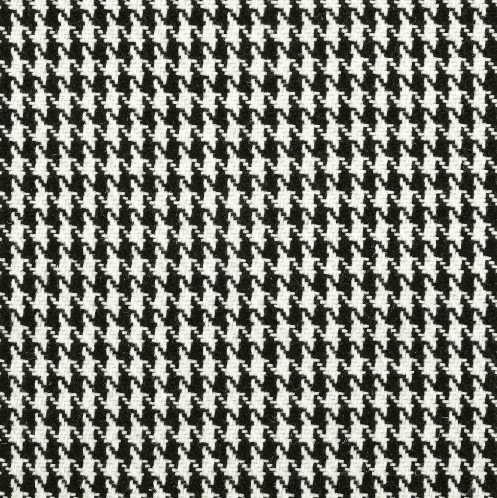 BlackHoundstooth: Black - 100% Wool Carpet